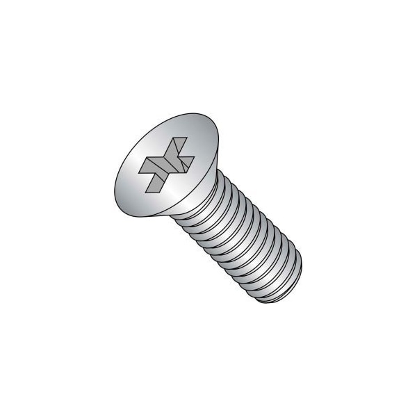 Brighton-Best M4-0.70 x 6 mm Phillips Flat Machine Screw, Zinc Plated Steel 663069 - main